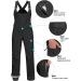 Little Donkey Andy Women's Waterproof Ski Bib Pants - Black, Medium | Snowboard Overalls for Winter Sports and Fishing - Buy Online on GoSupps.com
