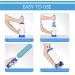 Pet Hair Remover Brush Bundle - Deshedding Brush, Undercoat Rake, Slicker Brush, Stainless Steel Comb - Dog and Cat Grooming Tool Set for Long, Medium, Short Hair - Blue - Buy Online on GoSupps.com
