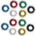 Solustrie 24 PC Spiked Sensory Finger Rings for Kids - Acupressure Massage Tools for Stress Relief & Finger Therapy - Buy Online on GoSupps.com