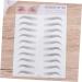 Ipetboom 6 Pcs 3d Eyebrow Stickers Eyebrow Trimming Tool 6d ze008x3pcs Blackx3pcs - Buy Online on GoSupps.com