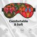 Fall Red Leaves & Fruits Print Unisex Eye Mask | Soft Light-Blocking Sleep Mask - Comfortable Sleep Accessory - Buy Online on GoSupps.com