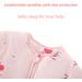 Chilsuessy Baby Sleeping Bag Winter 3.5 Tog | 100% Cotton Soft Sleep Bag for Infant/Toddler | Detachable Sleeves | Strawberry Rabbit Design | 2-4 Years - Buy Online on GoSupps.com