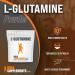 L-Glutamine Powder - 100g Unflavored Post-Workout Supplement for Muscle Recovery - Amino Acids Powder for Enhanced Performance - BulkSupplements.com - Buy Online on GoSupps.com