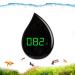 Aggforbl Aquarium Thermometer Accurate Digital Display Fish Tank Thermometer Adhesive Tank Temperature Sensor with LED, Low Energy Consumption Fish Thermometer Suitable for Reptile or Fish