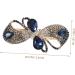 FRCOLOR Metal headgear ponytail hair accessories fashionable and versatile Miss bow tie rhinestones French french hair pin hair pins bow clips for hair Holder dense alloy - Buy Online on GoSupps.com