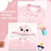 Minizone Baby Hooded Snowsuit with Footies and Hat | Winter Romper Jumpsuit for Girls | Cotton Overall for 1-3 Months | Panda Design | 0-3 Months Size - Buy Online on GoSupps.com