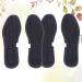 Exceart Bamboo Charcoal Shoe Insoles - Sweat Absorbent & Anti-Odor Inserts for Men & Women - 2 Pairs, Size 41 - Buy Online on GoSupps.com
