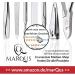 marQus Solingen Germany 7 Pcs Manicure Set - Nail & Toenail Clippers, Tweezers - Quality Grooming Kit for Women & Men - Blue Gift Set - Buy Online on GoSupps.com