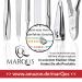 Marqus 7-Piece Manicure Set for Men & Women - Premium Solingen Quality with Patented Glass Files - Soft Leather Case - Perfect Hand & Foot Care - Buy Online on GoSupps.com