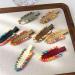 xbiez Traceless Hair Clip Harajuku Style Hairpin Girls Hair Barrettes Side Pin Snap Hair Clip Female Girls Hair Accessories Apricot - Buy Online on GoSupps.com