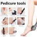 motomoyo Professional Foot Rasp Electric Pedicure Kit with 3 Replacement Rollers and 6 Files Calluses Feet Removal Files for Removing Scratches Removes Smoothes Care Dead Skin Cracked Heels Black - Buy Online on GoSupps.com