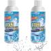 Stone Stain Remover Cleaner Advanced Marble Care Kit Stain Remover Crystal Plating and Polishing Agent for Kitchen Patio and Backyard Surfaces (2 bottle)