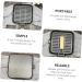 Zerodeko Frying Pan Nonstick Cookware Egg Cookers Outdoor Cooking Stove Mini Griddle Outdoor Cookware Stainless Steel Saucepan Outdoor Griddle Pans Outdoor Utensils Folding Pot Iron Camping - Buy Online on GoSupps.com