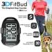 3DFitBud Simple Step Counter Walking 3D Pedometer with Clip and Lanyard  A420S Black - Buy Online on GoSupps.com
