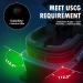 Obcursco LED Navigation Lights Deck Mount - Marine Sailing Lights for Bow, Port, Starboard - 12V DC - Ideal for Boats, Yachts, Pontoons - Buy Online on GoSupps.com