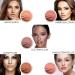 Bellaterra Cosmetics Mineral Loose Blush - Contouring & Illuminating | Long-Lasting Formula in 5 Shades | 9g (Glistening Sun) - Buy Online on GoSupps.com