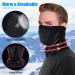 ENONEO Tube Scarf Face Mask - Breathable Neck Warmer for Men & Women | Windproof Cycling Ski & Motorcycle Bandana | Elastic Running Scarf in Gray - Buy Online on GoSupps.com