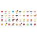 Jelly Belly 40-Flavor Clear Gift Box - Genuine Official from the Source - Buy Online on GoSupps.com