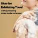 XIANZANDER 1 Piece Exfoliating Shower Towel Silver lon Exfoliating Towel Extra Long Japanese Towel Body Scrubber for Men Women Exfoliation for Scrubbing & Washing - Buy Online on GoSupps.com