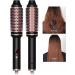 Curling Brush 1.5 in Thermal Brush Curling Iron Heated Curling Brush Volumizing Brush Ceramic Tourmaline Ionic Curling Comb 110-240V Travel Curling Iron LCD Display 10 Temperatures Heated Round Brush - Buy Online on GoSupps.com