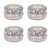 Tyler Creamy Beige 3.4 Ounce Glass Aromatherapy Scented Jar Candle Pack of 2 High Maintenance