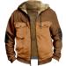 Men's Oversize Fleece Hoodie Jacket - Warm Plush Winter Coat Elegant Long Sleeve Breathable Cuddly Upperwear (4XL Coffee) - Buy Online on GoSupps.com