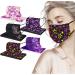 Winfer 50/100 Pieces Disposable 3-Layer Mouth Protection - Colored Print Face Masks for Men & Women Breathable Bandana Scarves - Buy Online on GoSupps.com