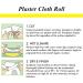 Falling in Art Plaster Cloth Rolls - 500gsm Plaster Strip for Crafts Mask Making & Body Molds | 4"x180" - Single Roll - Buy Online on GoSupps.com