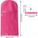 Buy 5 x Hair Extension & Wig Storage Bags with Hanger Set - Rose Red | International Shipping - Buy Online on GoSupps.com