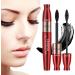 3 Black Mascara - Portable Silk Fiber Lash Mascara for Natural Lengthening and Thickening Effect Everyday Mascara for Fine Short Eyelash 3 Pcs Mascara - Buy Online on GoSupps.com