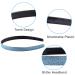 Duufin 20-Piece Glitter Headbands for Girls - Sparkly Colorful Plastic Hair Accessories | 20 Colors Candy Collection - Buy Online on GoSupps.com