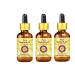 Deve Herbes Pure Mustard Oil Brassica juncea with Glass Dropper Cold Pressed Pack of Three 100ml X 3 10 oz 100ml X 3 10 Ounce with Glass Dropper