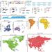 DECOWALL DLT-2212 Educational World Map Kids Wall Stickers - X-Large 150x91cm | Peel and Stick Removable Decals for Nursery, Bedroom, Living Room | Art Murals Decor | XL Flag World Map - Buy Online on GoSupps.com