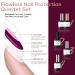 Modelones 24 Pcs Gel Nail Polish Set 20 Colors Nude Gray Pink Glitters Gel Nail Polish Set with Bond Primer Glossy & Matte Top Base Coat Nail Art Manicure DIY Salon at Home Brown Gray Pink Purple Red - Buy Online on GoSupps.com