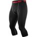 NELEUS Men's Dry Fit Compression Pants Workout Running Leggings 3X-Large Capris: Black(grey Stripe) 3 Pack - Buy Online on GoSupps.com