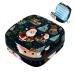 Women bands storage pocket menstrual cup pocket girl travel big capacity make-up women bandage organizer Christmas snowflake pattern color 6 1 count (pack of 1)
