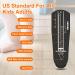 Vaikby Foot Measurement Device: Shoe Sizer for Kids & Adults - Easy Online Shoe Shopping with Accurate Foot Measuring Tool - Buy Online on GoSupps.com