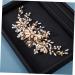 Didiseaon Headgear Rhinestone Hair Clip Accessories Rhinestone Barrettes Crystal Headpiece Wedding Pearl Hair Barrettes Bridal Hair Decor Hair Dryer Brush Tiara Comb Bride Metal The Flowers - Buy Online on GoSupps.com
