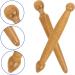 10-Piece Foot Tensioning Rods & Body Massage Tools - Manual Wood Hand & Foot Massager Roller for Ultimate Relaxation - Buy Online on GoSupps.com