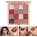 Eye Shadow Pallets for Women - Makeup Pallet Red Eyeshadow 16 Colors - Long Lasting Highly Pigmented Makeup Palettes Red Eye Shadow Matte Shimmer Women Girls Kagrote - Buy Online on GoSupps.com