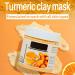 Turmeric Vitamin C Clay Face Mask Turmeric Clay Mask Turmeric Face Mask for Dark Spots Mud Mask Deep Cleansing Face Mask Skin Care Improve Blackheads Acne Dark Spots and Even Out Skin Tone 120g - Buy Online on GoSupps.com
