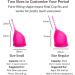 Kind Cup Menstrual Cup | Comfortable & Easy to Use | Eco-Friendly Period Cup for High & Low Cervix | USA (Regular Violet - Buy Online on GoSupps.com