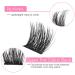 12mm C Curl Mink Individual Lashes - 60 Cluster Eyelash Extensions for Natural, Wispy Look | EYDEVRO - Buy Online on GoSupps.com