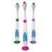 Childrens Christmas Toothbrushes Set of 3 Colours Great Kids Stocking Fillers