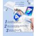 IllumOnate Teeth Whitening Strips - Non Slip, Enamel Safe - Removes Coffee, Wine, and Smoking Stains - Buy Online on GoSupps.com
