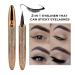 2023 Self-Adhesive Eyeliner Glue Pencil with 5 Pairs False Eyelashes - Long-Lasting Liquid Eye Liner Pen - Non Magnetic (2PCS) - Buy Online on GoSupps.com