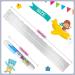 2 Pcs Metal Paper Tearing Ruler Deckle Edge Ruler Craft Ruler for Cutting Paper Stainless Steel 12 Inches Ruler Paper Ripper Tool Irregular Edges Measuring Tool with Water Pen for School Scrapbook - Buy Online on GoSupps.com