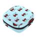 Menstruation pad bag with zipper women's napkin bag tampons collective bag for women and girls (red monkey pattern) Color 11