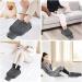 Moollyfox 2L Foot Warmer - Electric-Free Plush Heating Pad for Adults & Kids | Winter Soft Warm Foot Heat Bottle - Beige & Gray (38x32cm) - Buy Online on GoSupps.com
