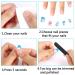 96 Pcs Kids Fake Nails - Pre-glue Full Cover Short False Nails for Girls | Lovely Gift for Children - Refreshing and Cute - Buy Online on GoSupps.com